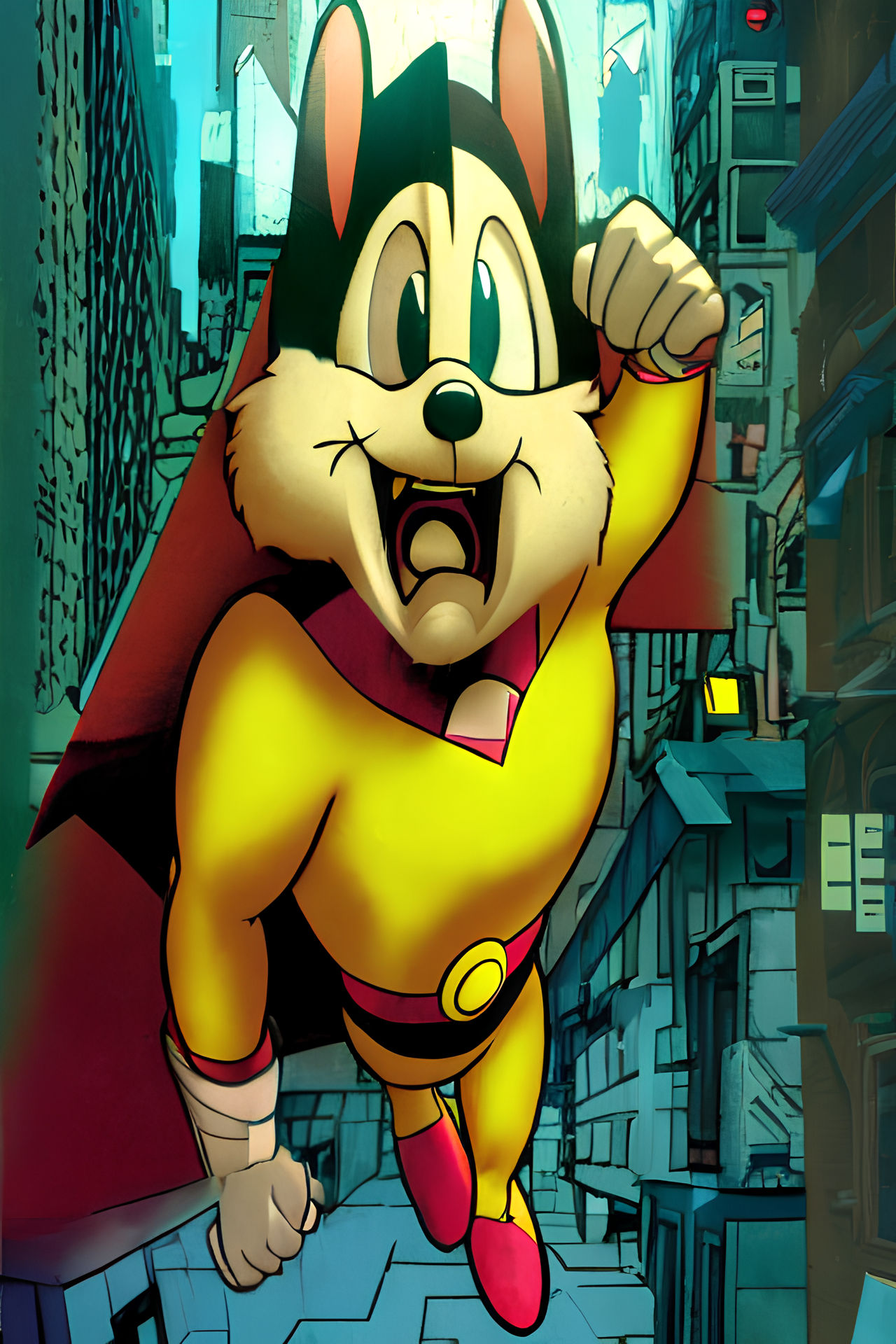 Mighty Dvd Deviantart Mighty Mouse by PaigeCompositor on DeviantArt