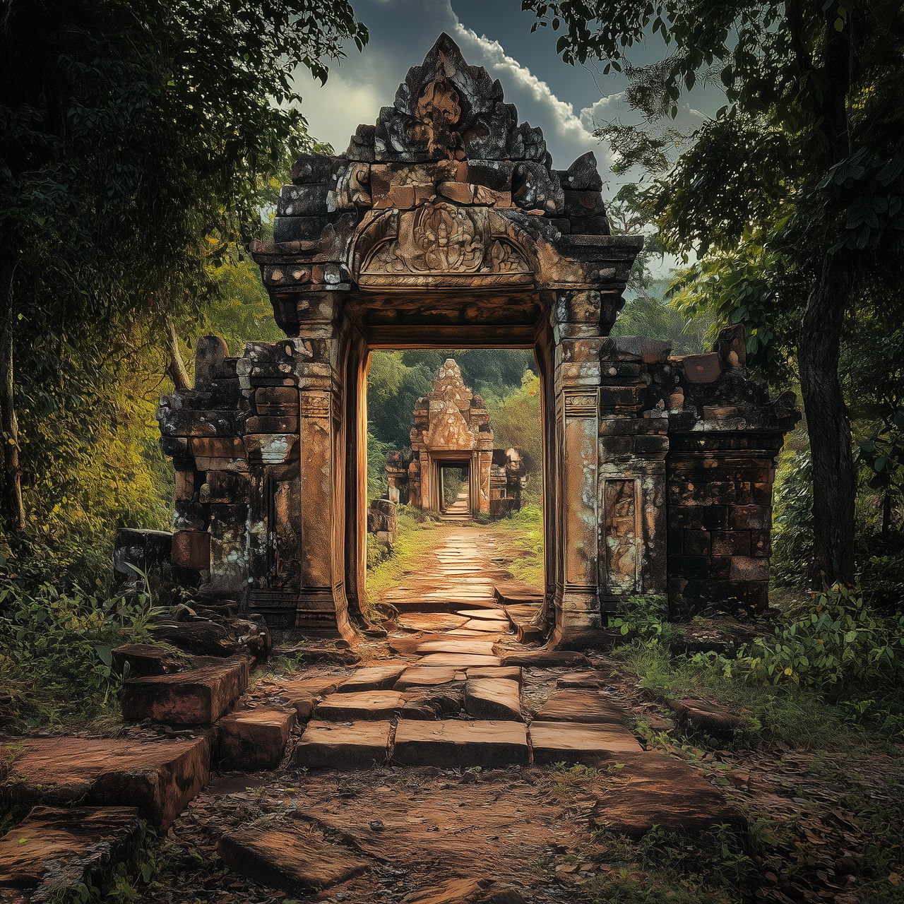 Templ Path Forgotten Temple path by PaigeCompositor on DeviantArt