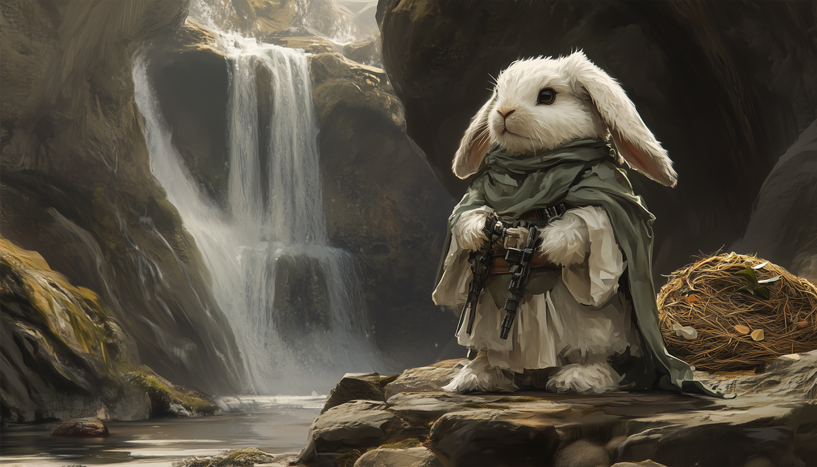 Angora Rabbit Character Angora Jedi by PaigeCompositor on DeviantArt