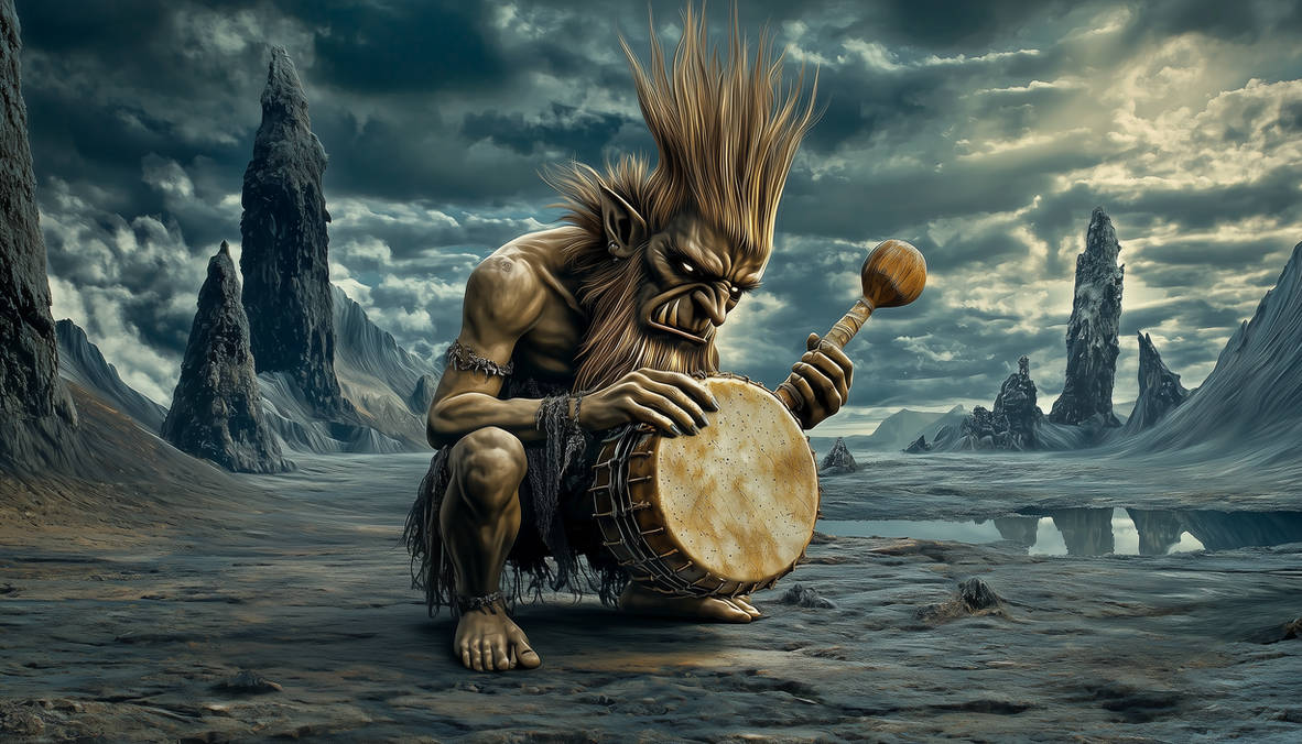 Orc Instrument Beat of an Orcish Drum by PaigeCompositor on DeviantArt