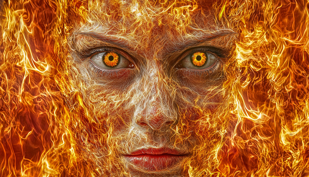 Flame Rage Face The Face in the Flames by PaigeCompositor on DeviantArt