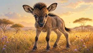 Baby Wildebeest
