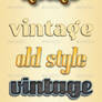 Vintage and Retro Text Styles