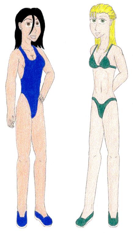 Siren and Ultragirl  beachwear