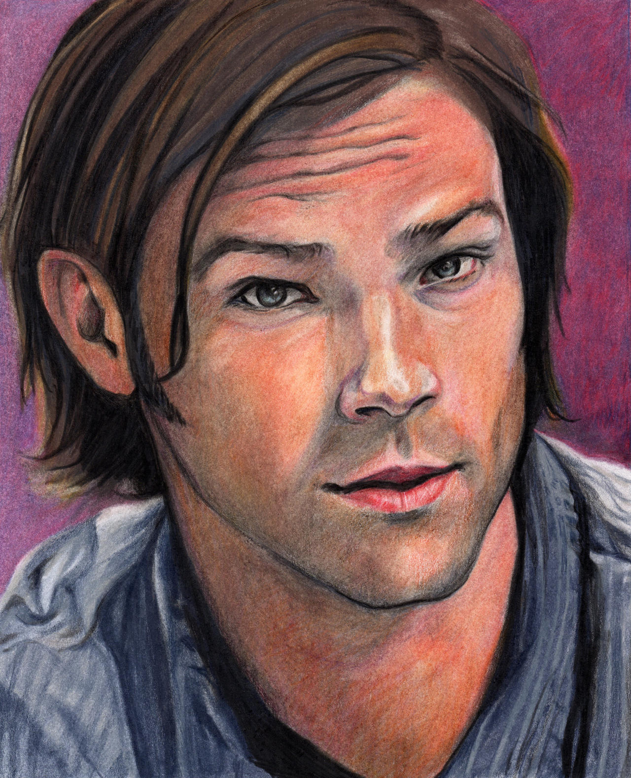 Sam Rider Drawing Sam in colored pencil by Threnody2 on DeviantArt