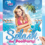 Splash Pool Party Flyer Template