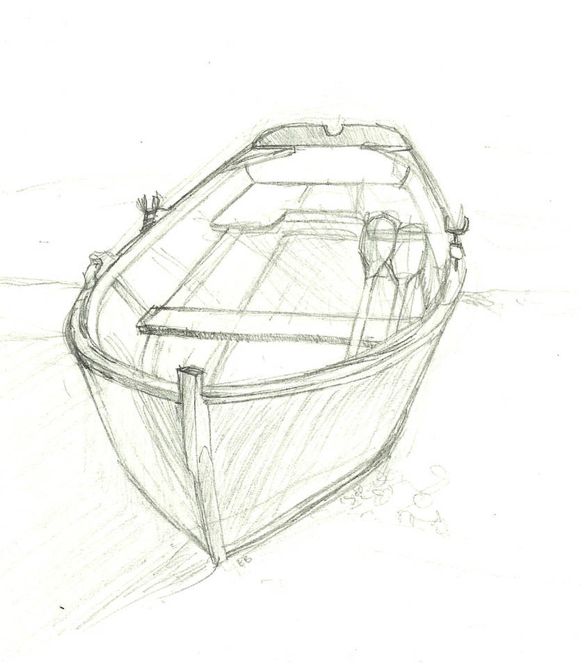 Row Drawings Row Boat by emily-strange on DeviantArt