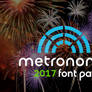 Metronome 2017 logo font pack