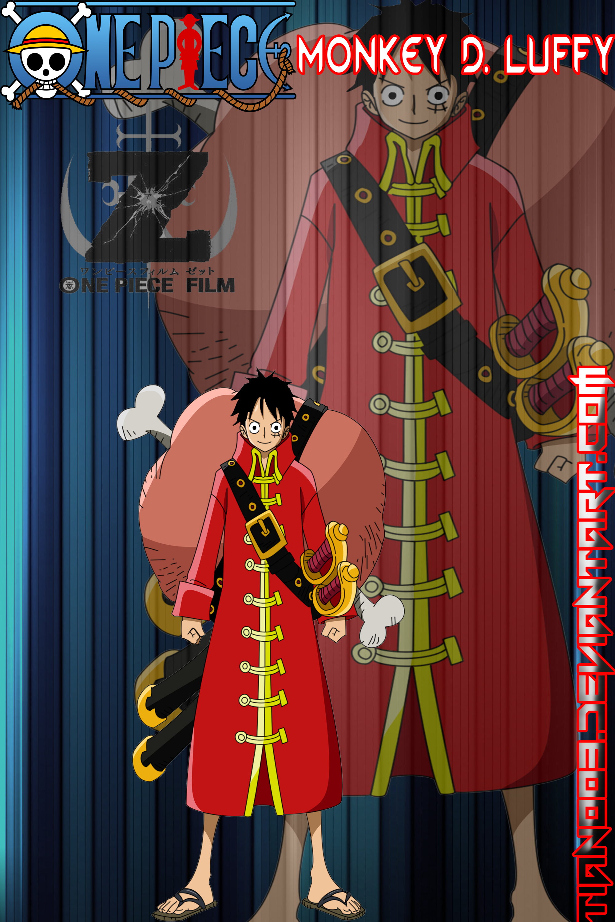 Monkey D. Luffy Film Z Outfit by Tian003 on DeviantArt