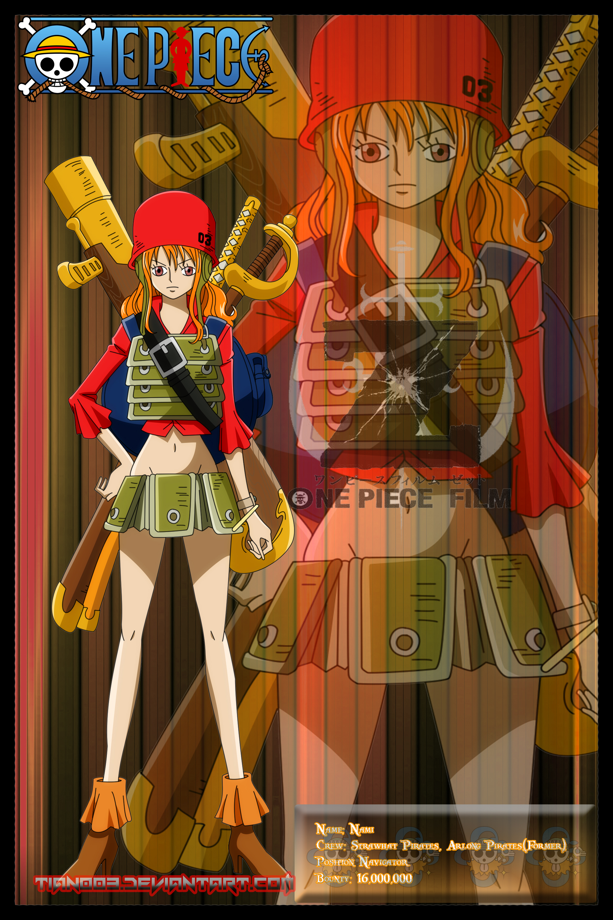 One Piece Movie 12: Film Z (Uniform) by SnowCoveredPlains on DeviantArt