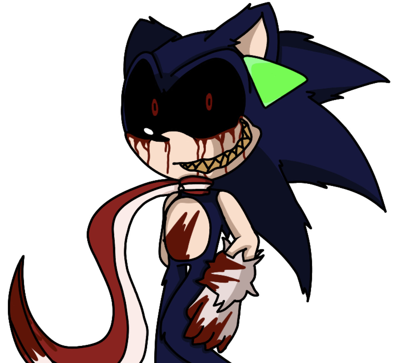 Newcomer: Sonic.EXE by GothicStatic on DeviantArt