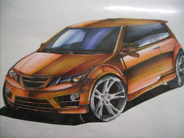 Car Rendering Drawing Car Rendering by artcreator329 on DeviantArt
