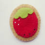 Strawberry brooch