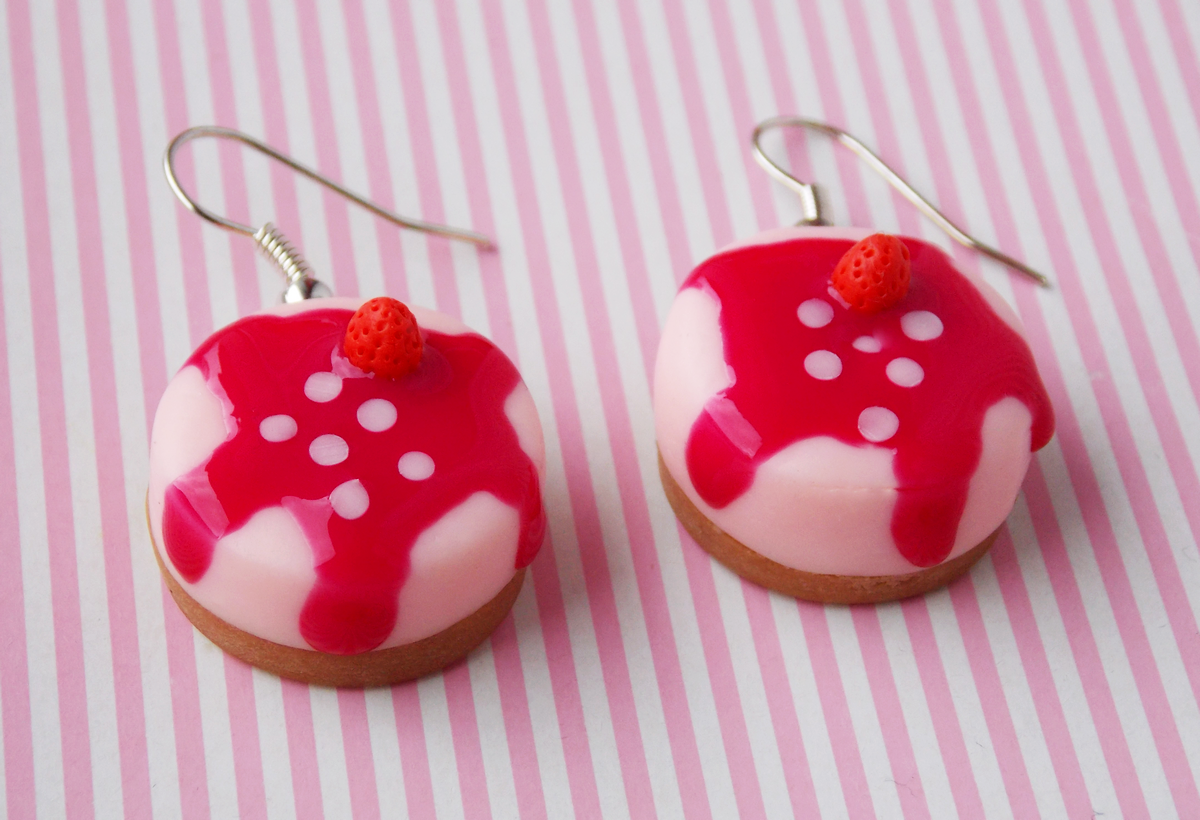 Cheescake earrings