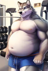 Wolf male weigh gain 3