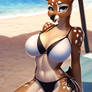 Deer girl bikini 5