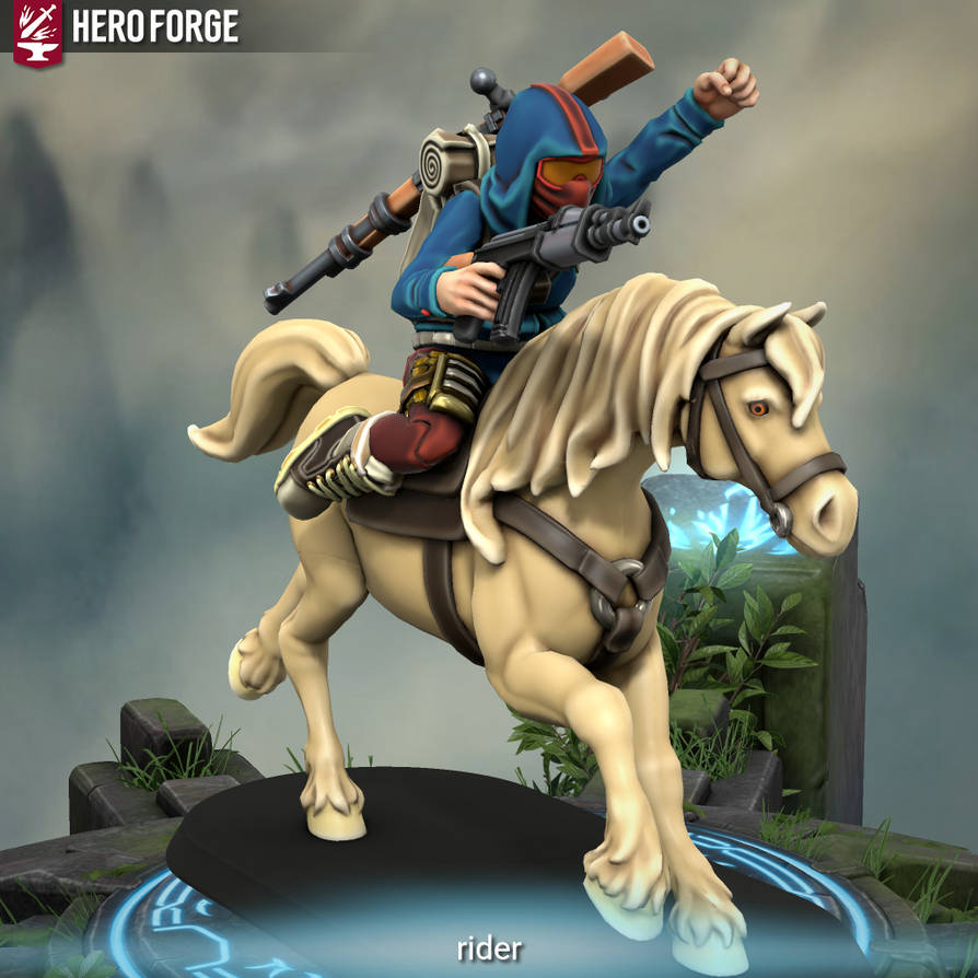 Heroforge Rider Rider by hardboildchicken on DeviantArt