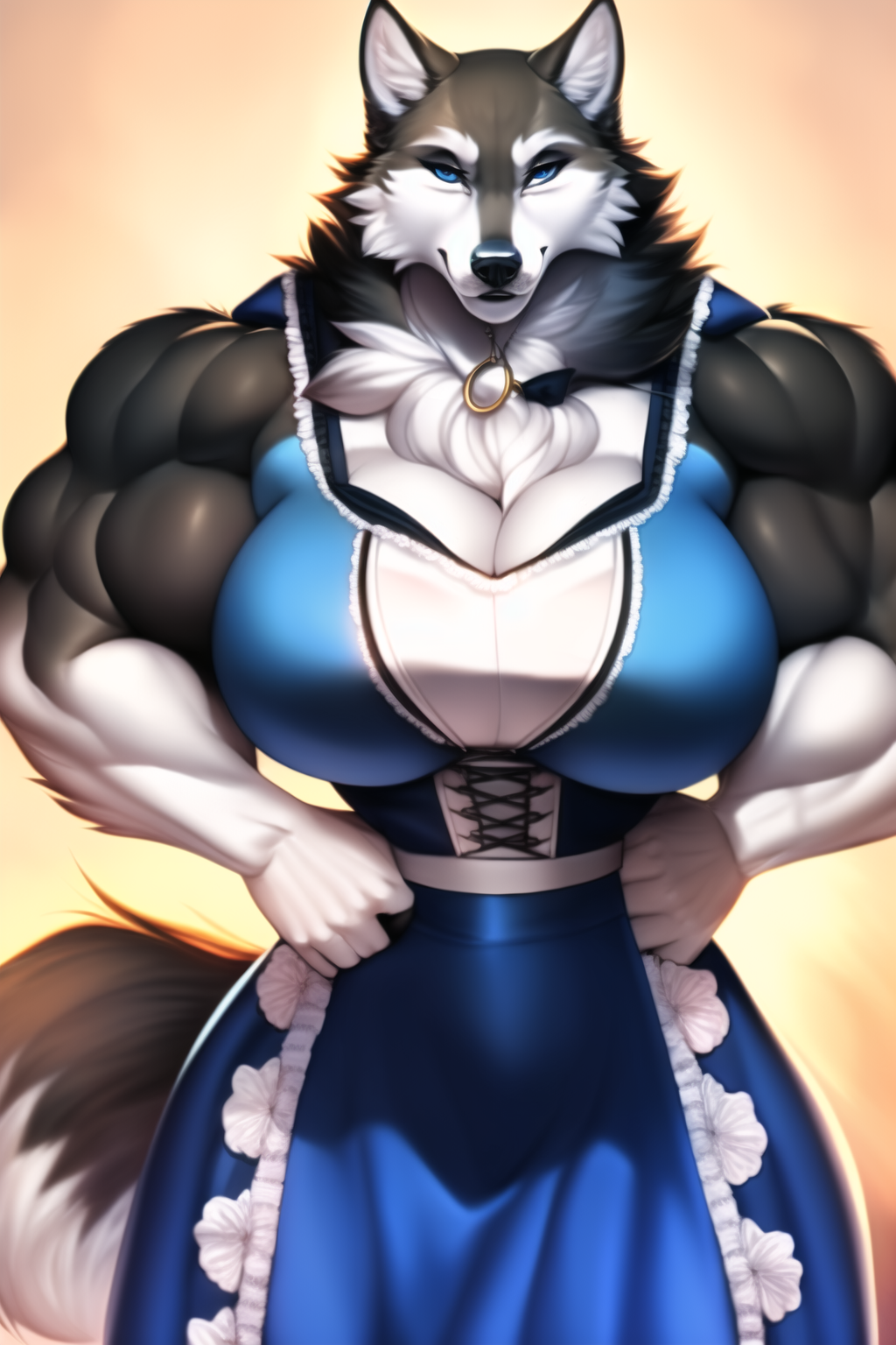Buff maid 2 by hardboildchicken on DeviantArt