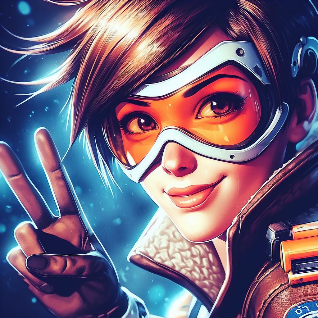 Overwatch 2 Tracer Vector Wallpaper I made! : r/Overwatch