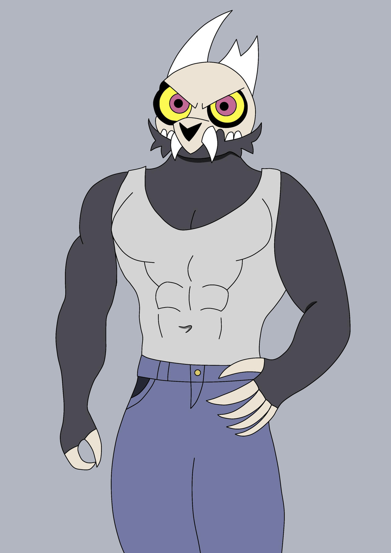 Buff king by hardboildchicken on DeviantArt