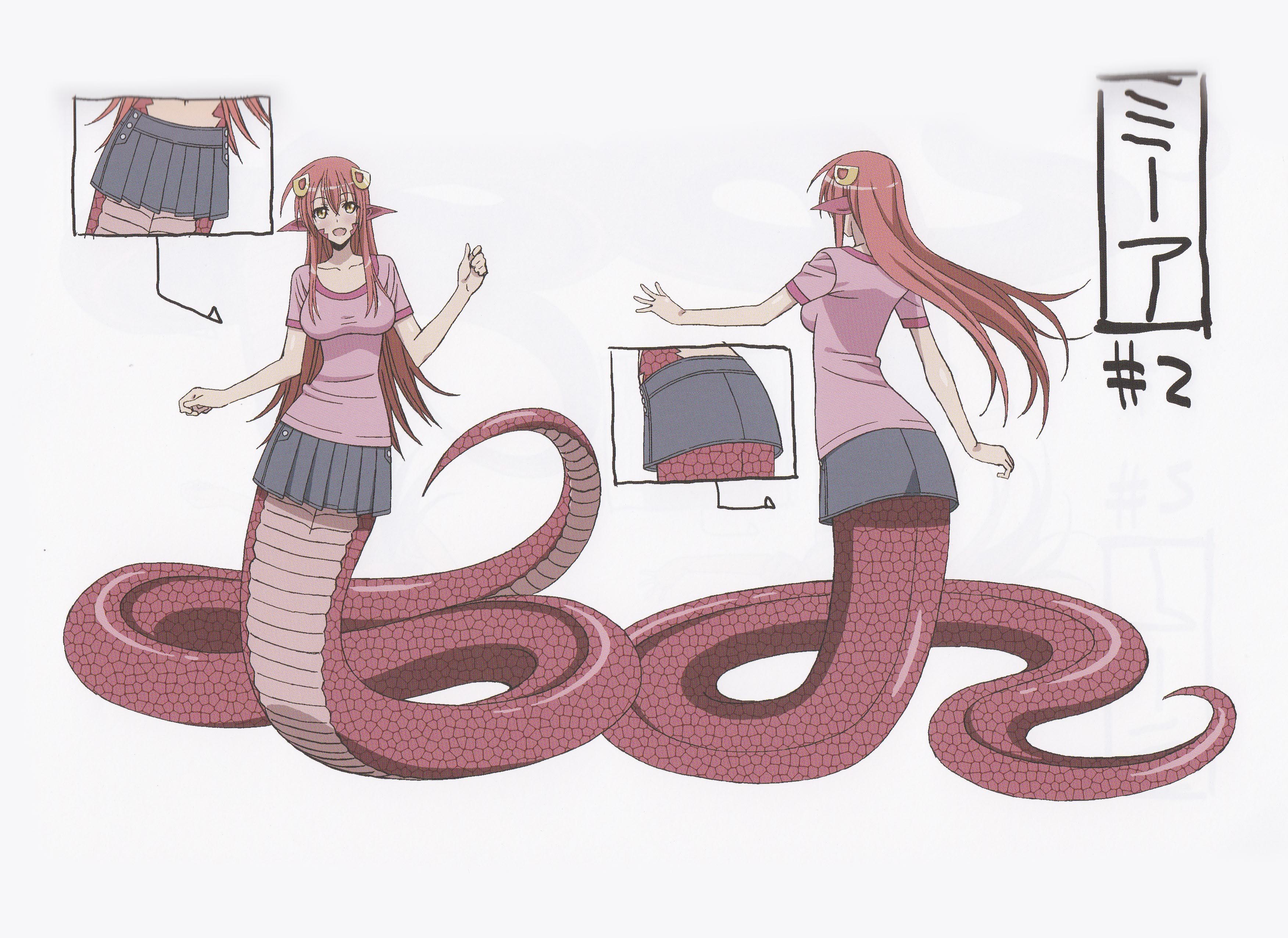 Miia (Monster Musume anime model) Reupload by Brockxart111 on DeviantArt
