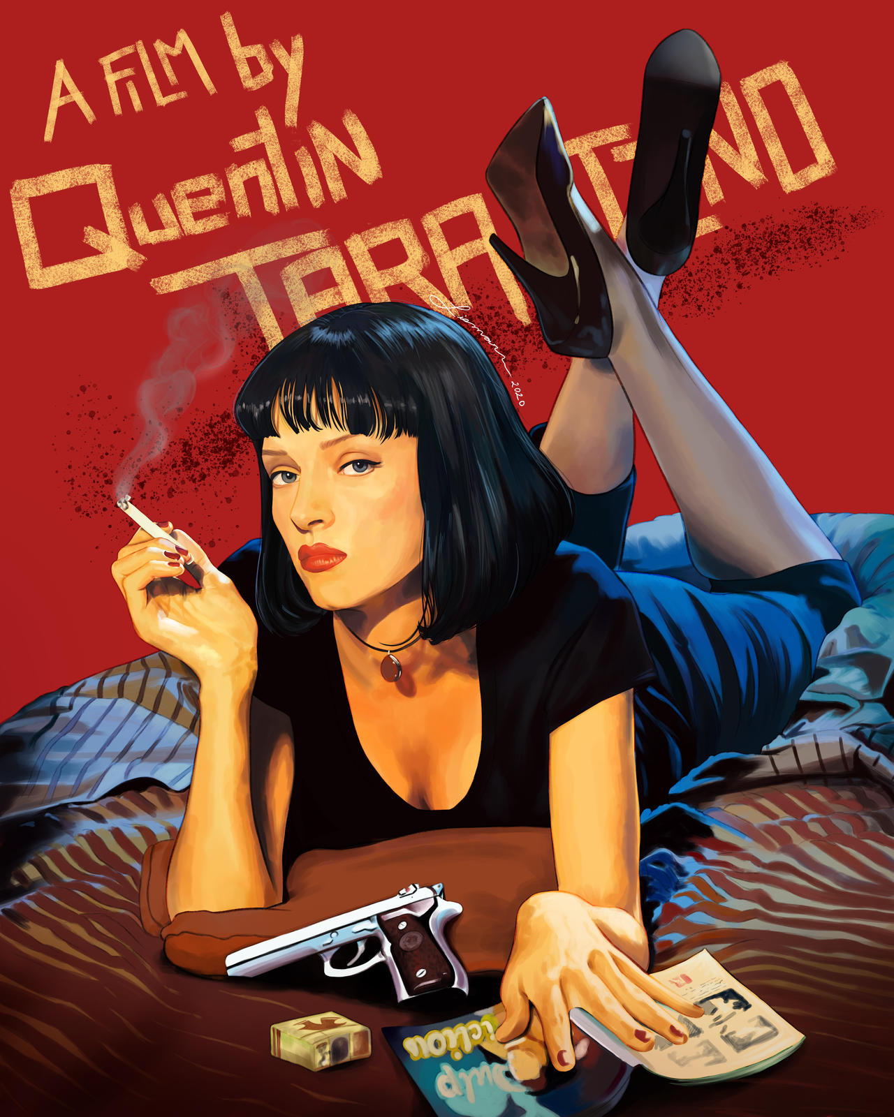 Pulp Fiction Poster Fanart by lismar145 on DeviantArt