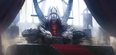 Throne Room with Iron Throne