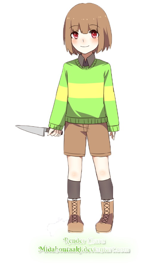 [ Render ] Chara Undertale by JM-Houta on DeviantArt