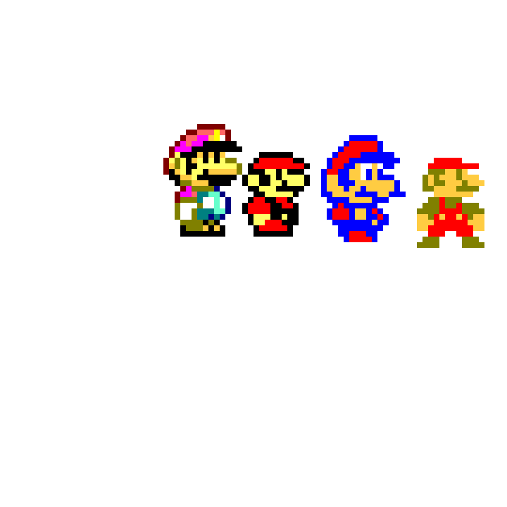 Mario pixels main version by chikamotokenji on DeviantArt