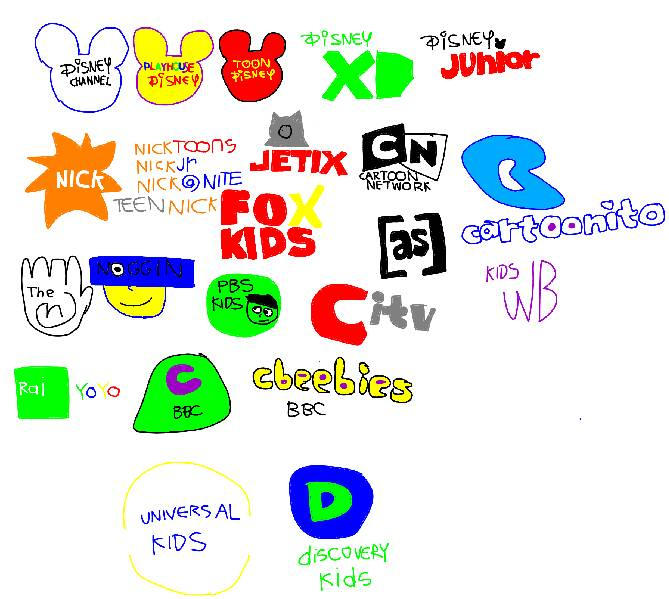 Almost every kids tv channels by chikamotokenji on DeviantArt