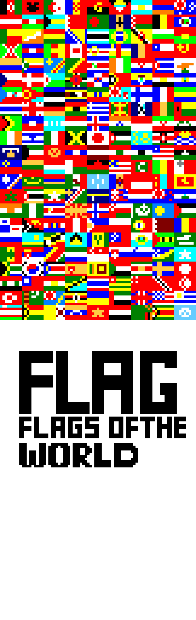 Flags of the world pixel art ULTIMATE by chikamotokenji on DeviantArt