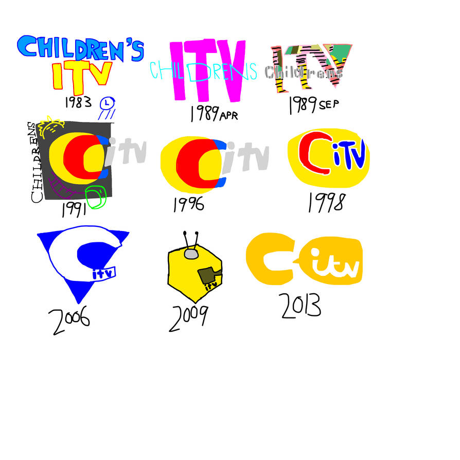 Citv logo history by chikamotokenji on DeviantArt
