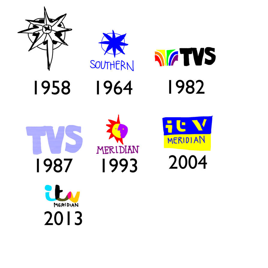 Itv meridian logo history by chikamotokenji on DeviantArt