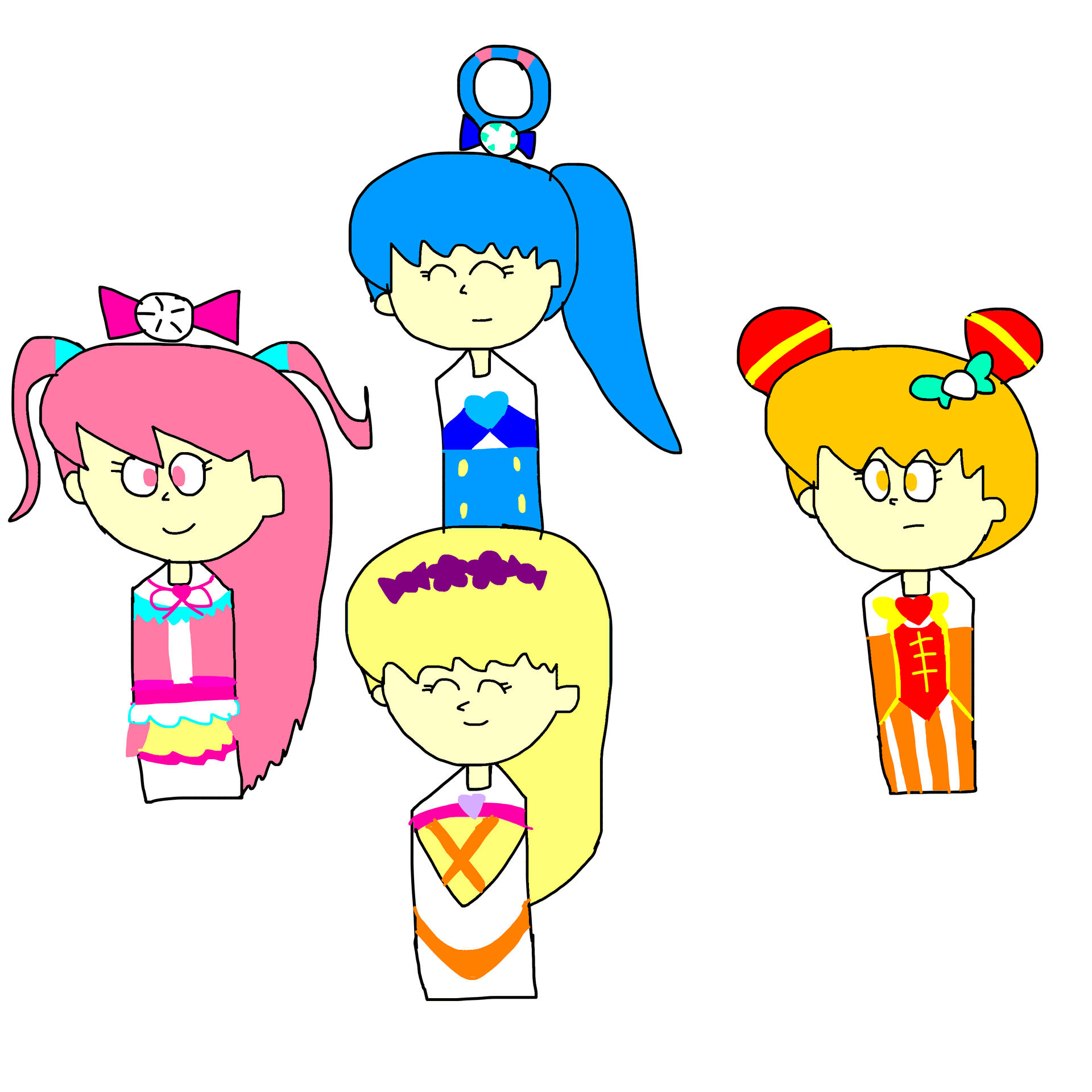 Precure Inflation Pretty cure fanart 2022 version by chikamotokenji on DeviantArt