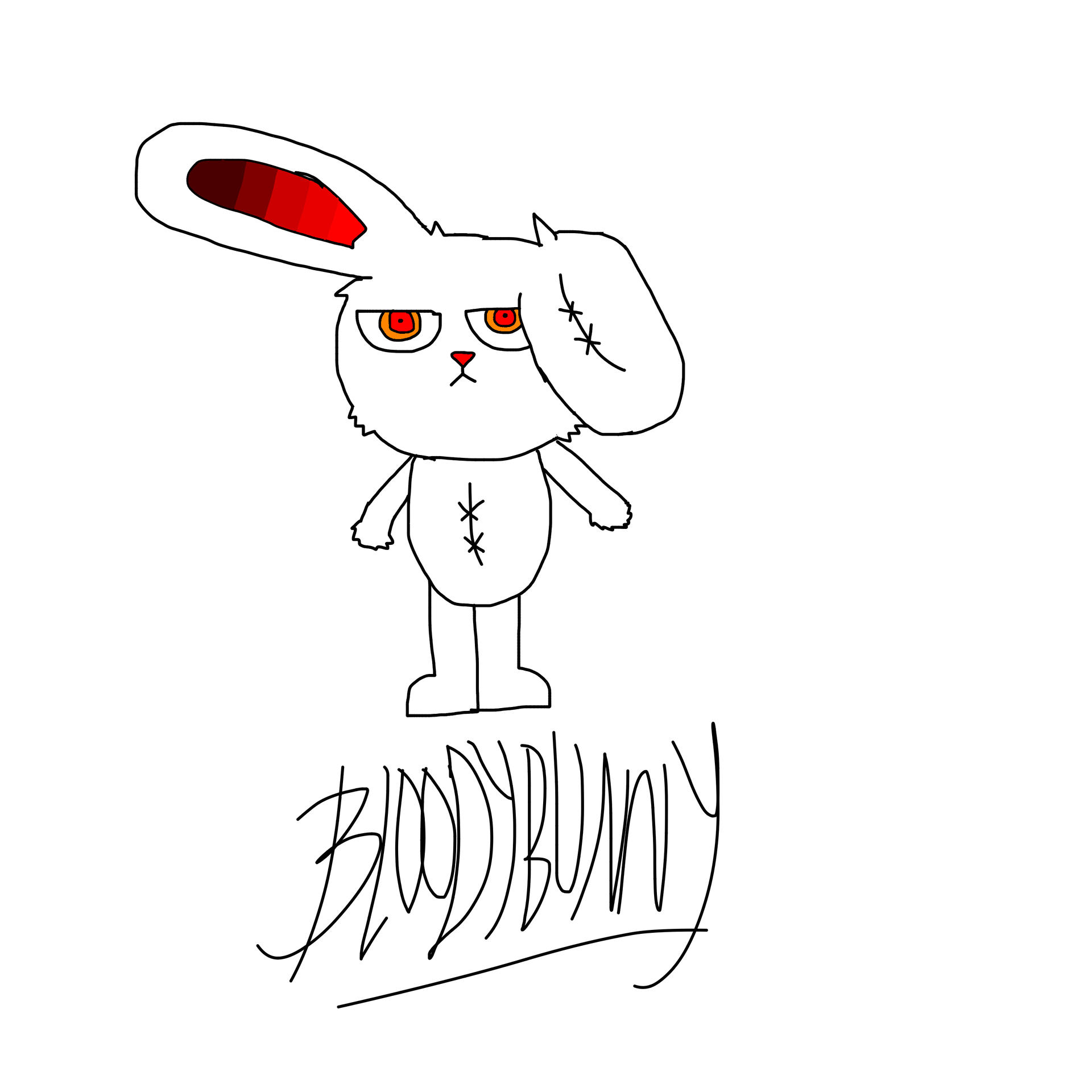 Bloody bunny fanart REDUX by chikamotokenji on DeviantArt
