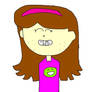 Mabel with emote shirt