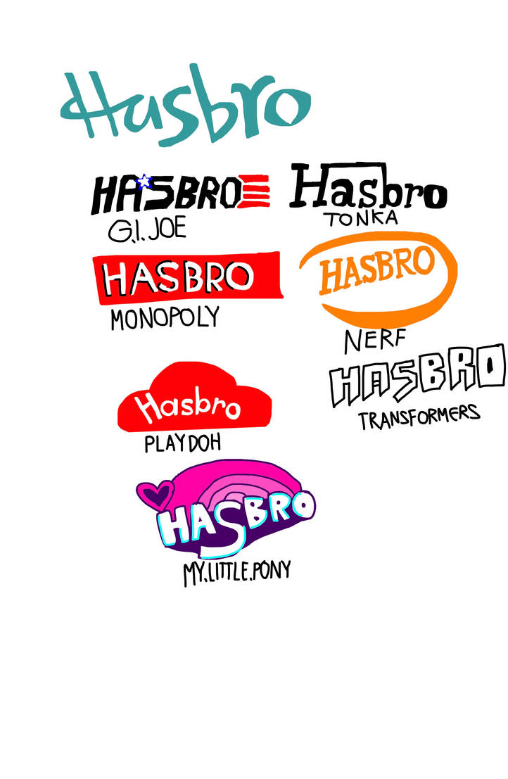 Hasbro logos by chikamotokenji on DeviantArt