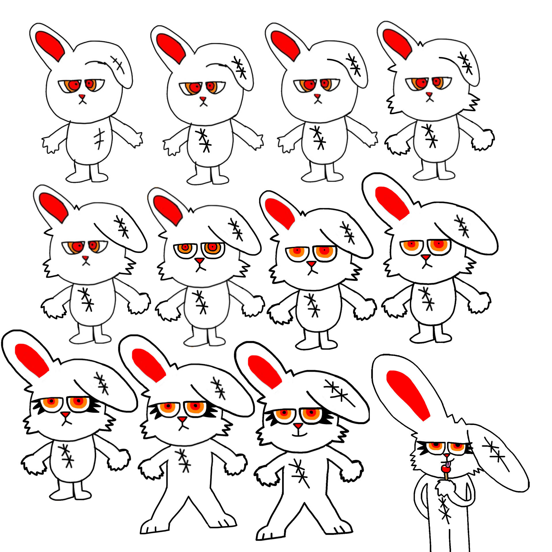 My Bloody Bunny Drawing Evolved by chikamotokenji on DeviantArt