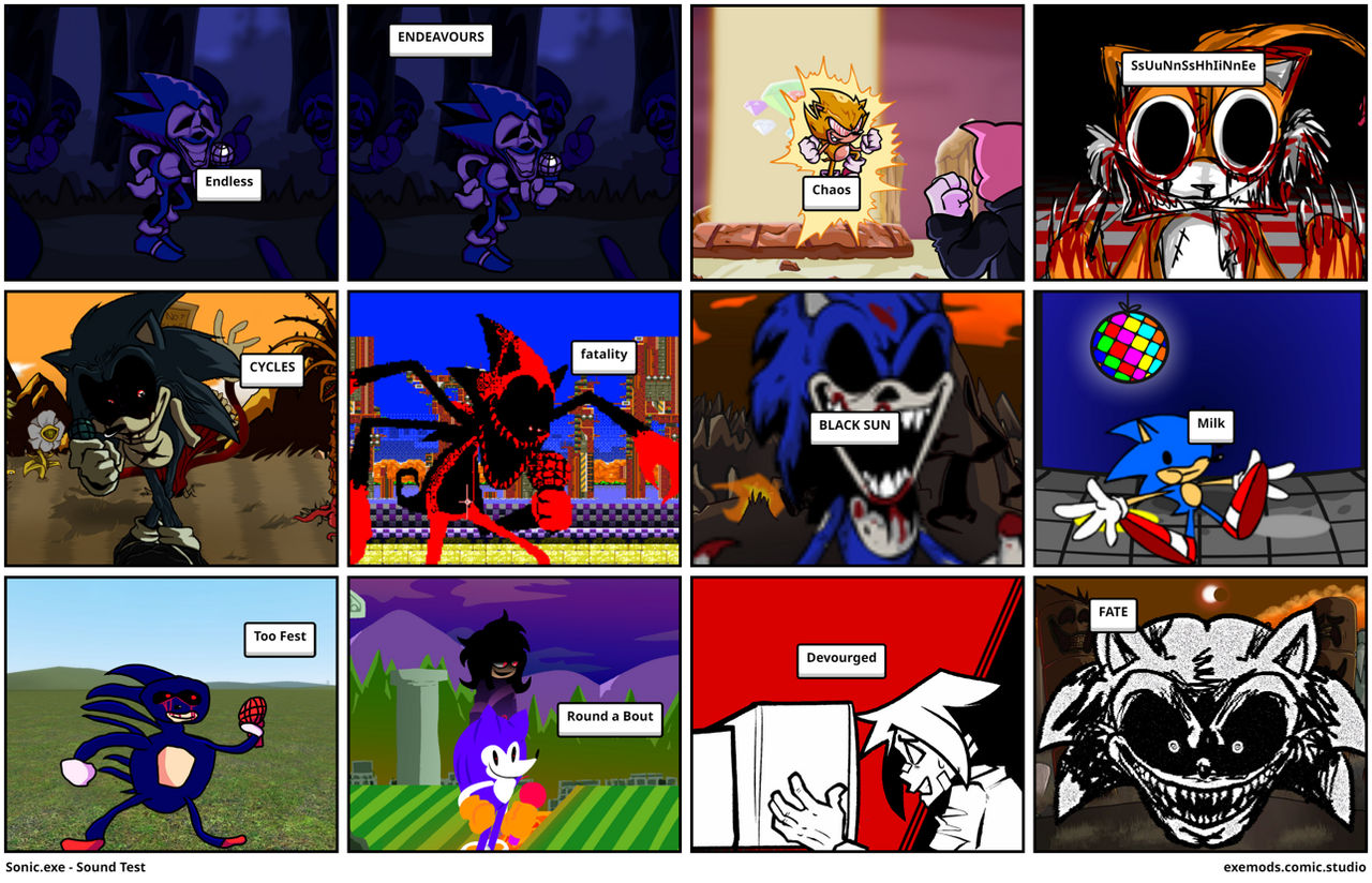 SOUND TEST Sonic.Exe by BryanRebert on DeviantArt