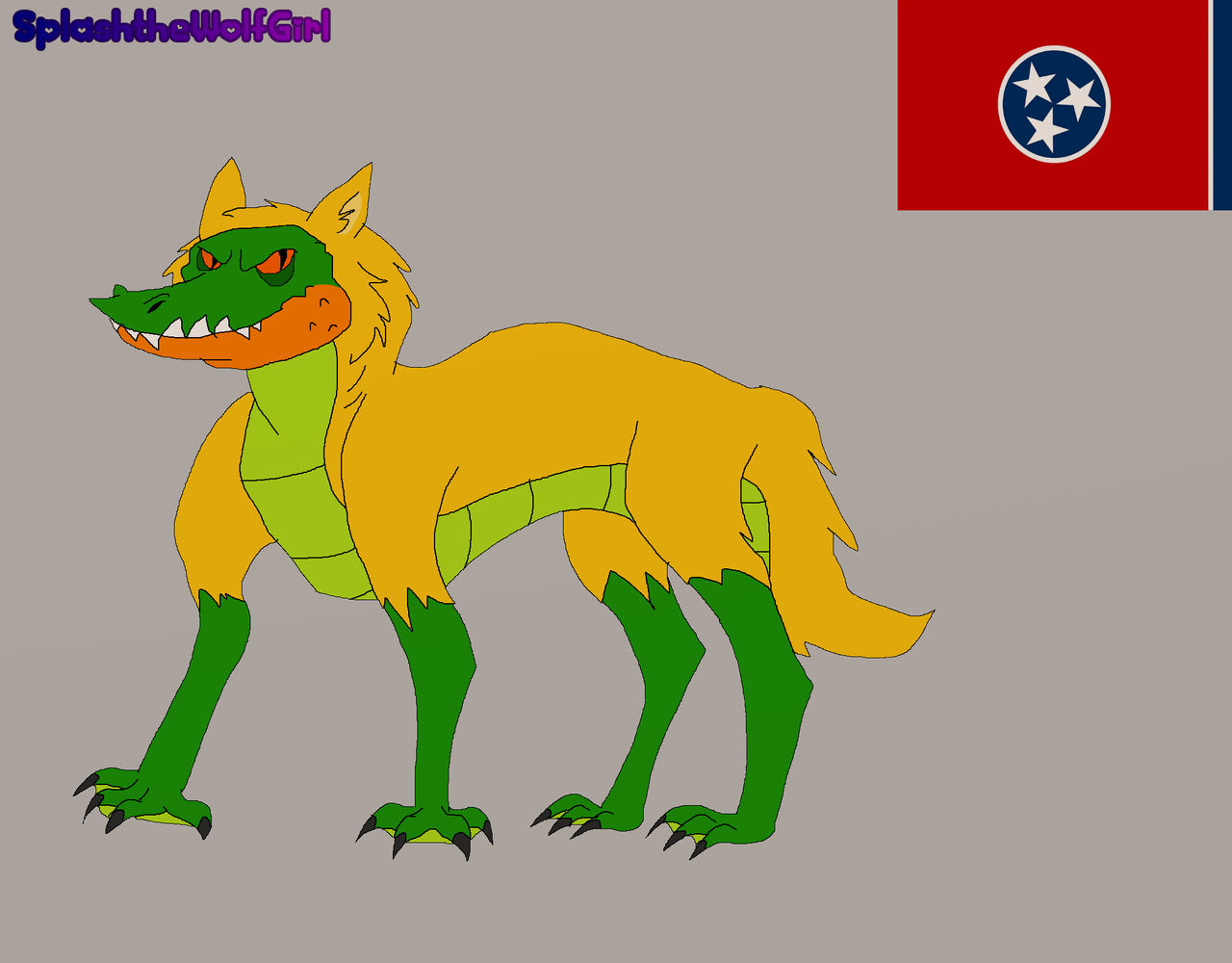 Crocodingo by SplashtheWolfGirl on DeviantArt