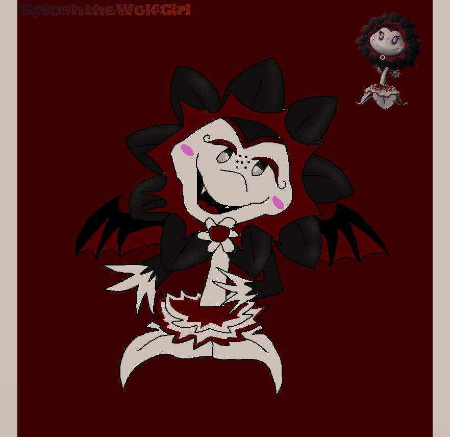 Vampire Sunflower by SplashtheWolfGirl on DeviantArt