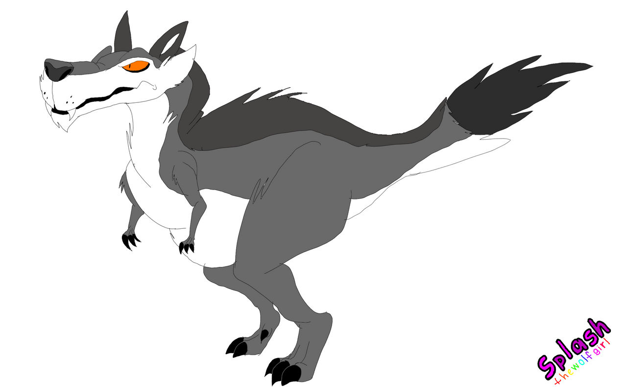 Grey Wolfrannosaurus Rex by SplashtheWolfGirl on DeviantArt