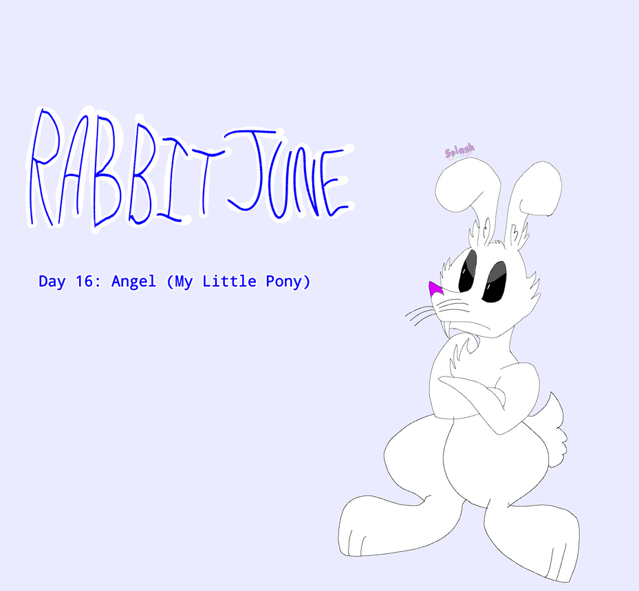 Welcome June Rabbit RabbitJune Day 16: Angel by SplashtheWolfGirl on DeviantArt