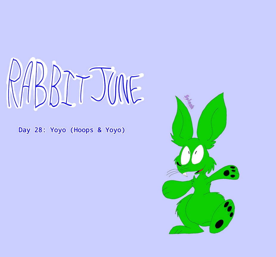 Welcome June Rabbit RabbitJune Day 28: Yoyo by SplashtheWolfGirl on DeviantArt