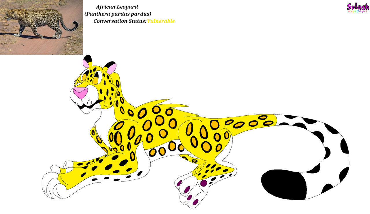 African Leopard (revamp) by SplashtheWolfGirl on DeviantArt