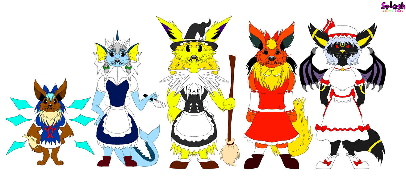 Project Evolution Deviantart Eeveelution Project by SplashtheWolfGirl on DeviantArt