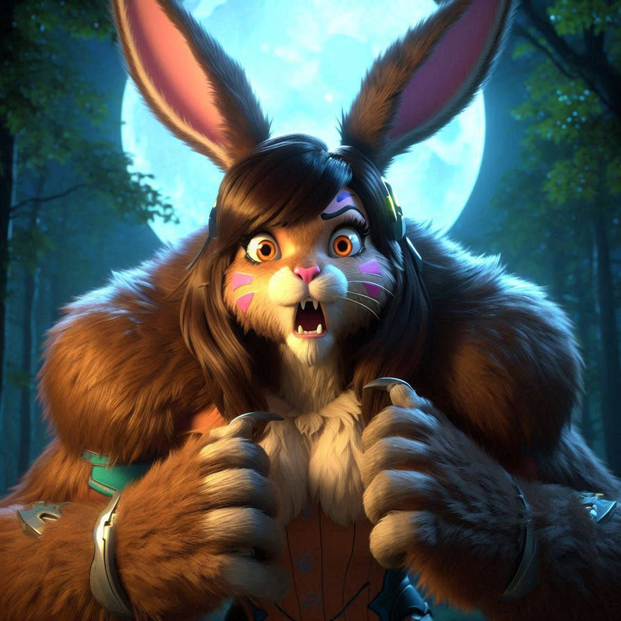 D.Va's Rabbit Situation by TransformationHub on DeviantArt