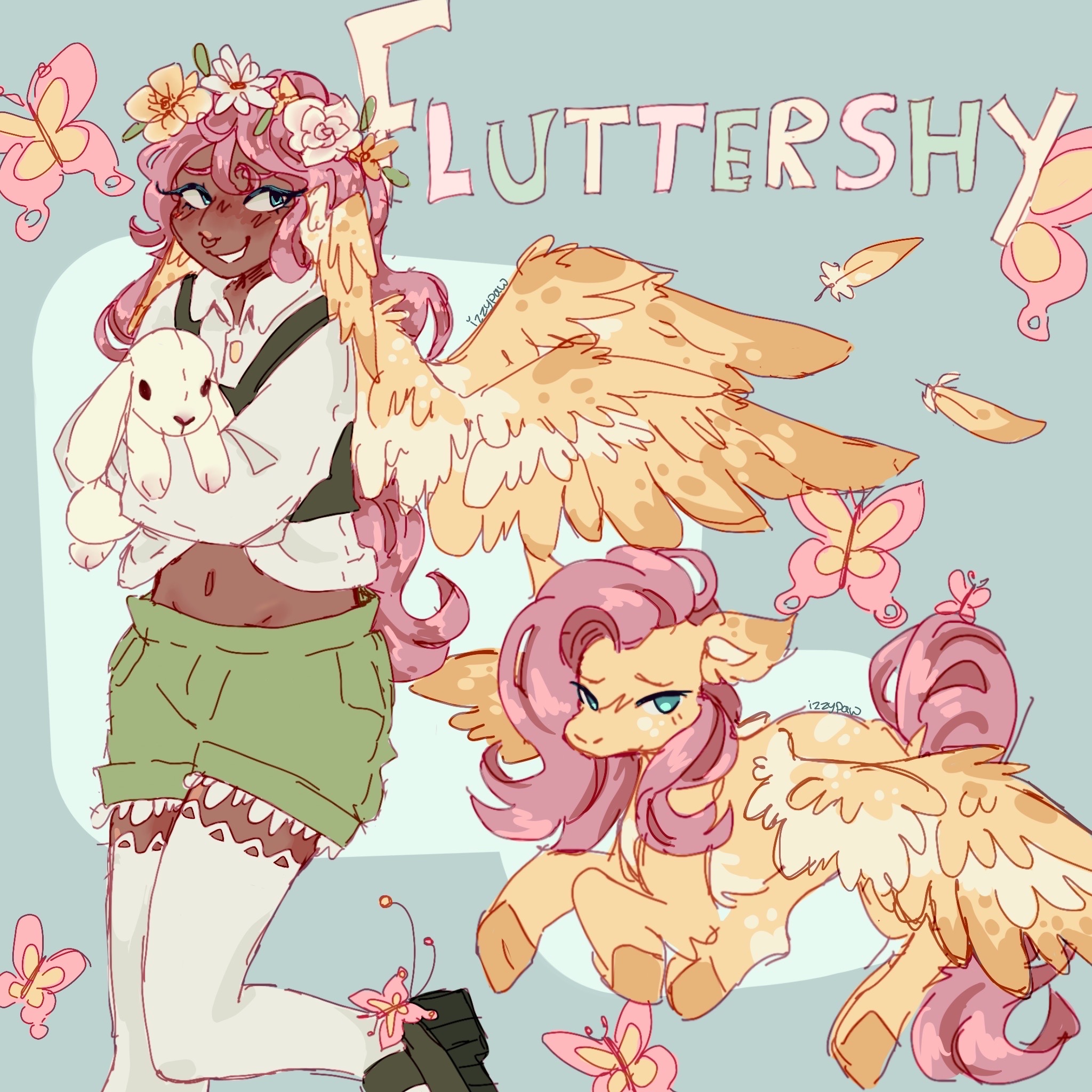 Flutterjack Human fluttershy human by izzy-paw on DeviantArt