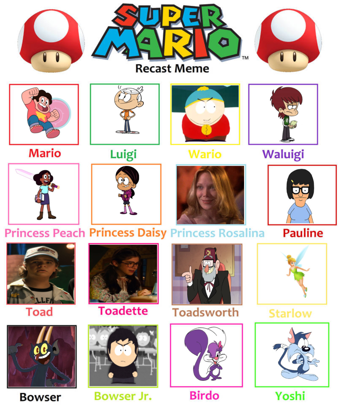 Recast Deviantart My Super Mario Recast meme by Iankyle1189 on DeviantArt