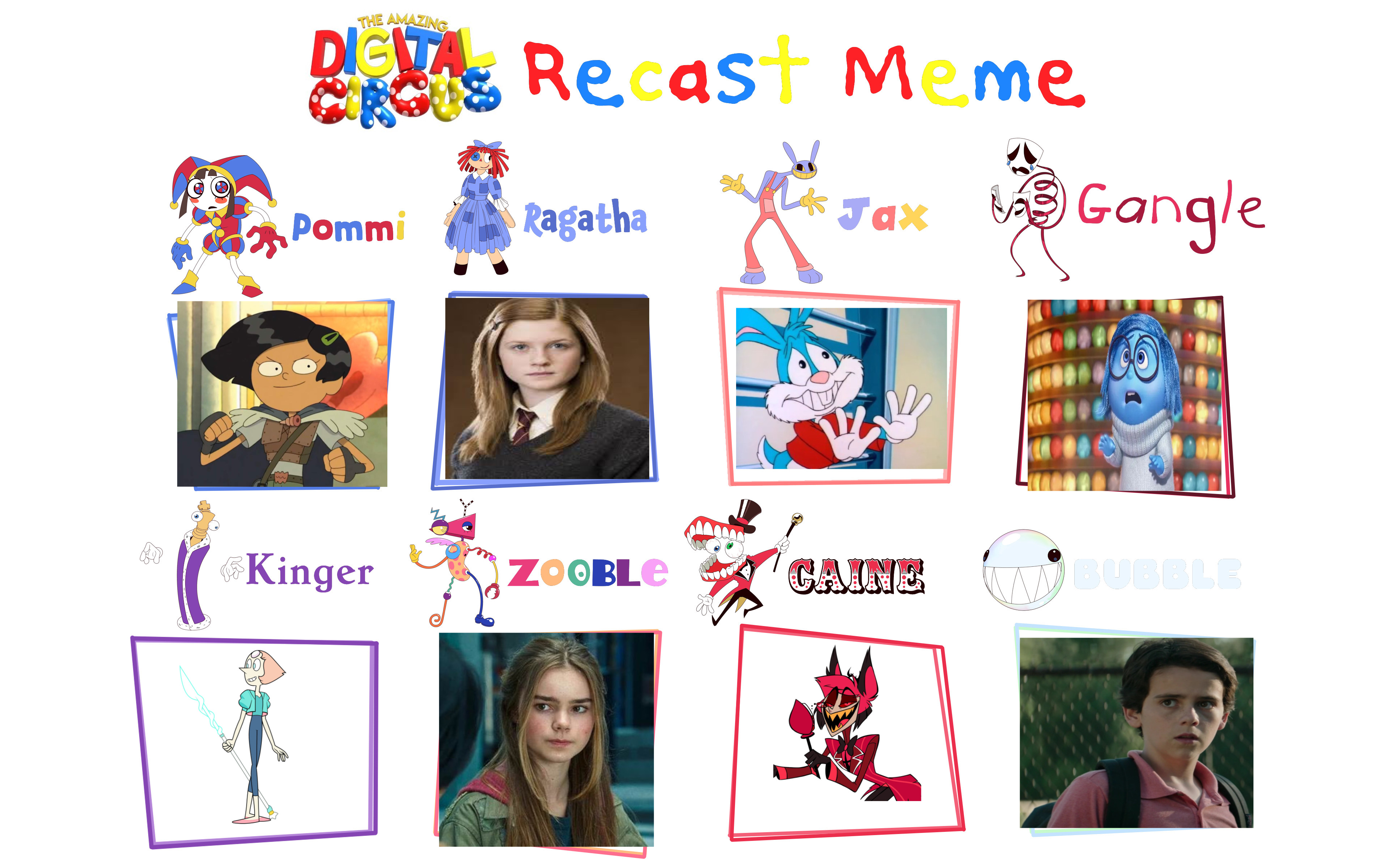 Cicus Meme My Amazing Digital Circus Recast meme by Iankyle1189 on DeviantArt